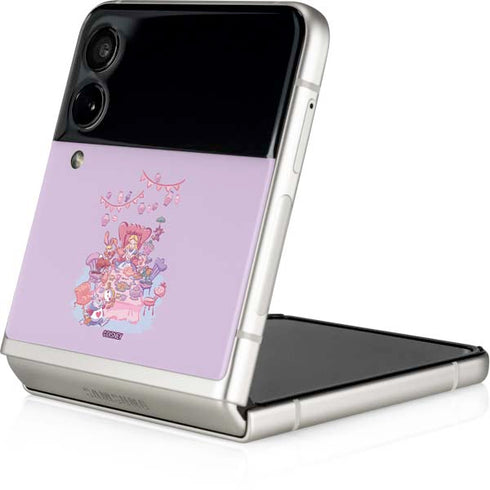 Disney Alice in Wonderland (animated) Mad Tea Party Galaxy Z Flip4 5G Skin
